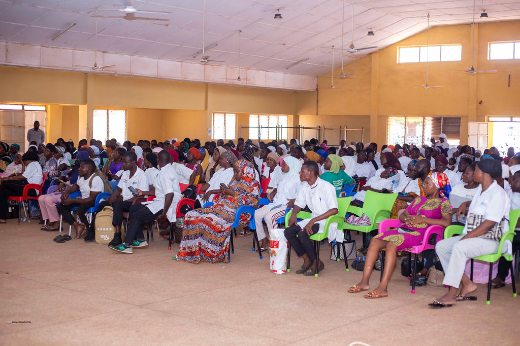 Community health outreach team in Northern Ghana